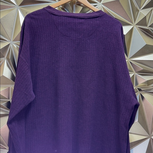 NATURAL LIFE Purple V-Neck Sweater - Picture 6 of 8